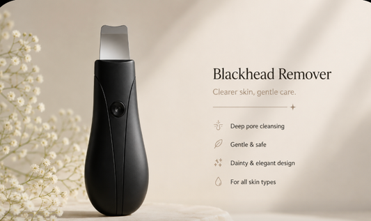 Sonic Blackhead Remover Facial Cleanser, Exfoliating Home Beauty Device, Unisex